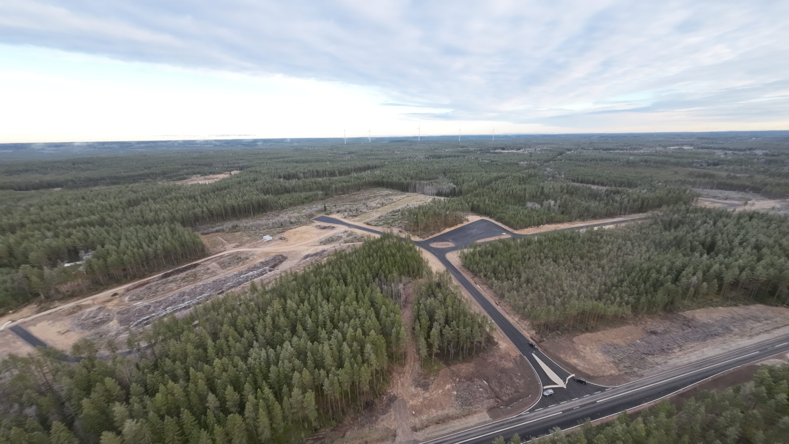 Ilmakuva Koivurannan teollisuusalueesta